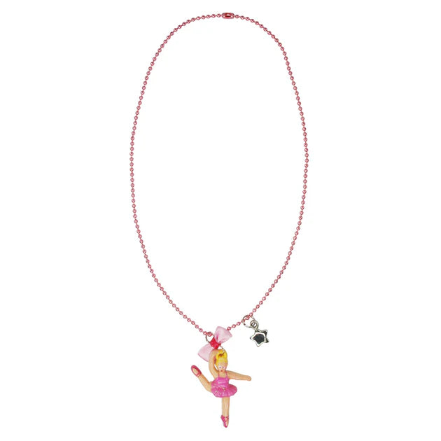 Pink Poppy | Necklace - Dancing Ballerina