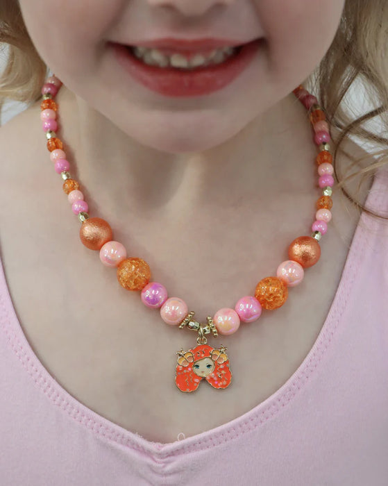 Pink Poppy |  Necklace & Bracelet Set - Emma Memma