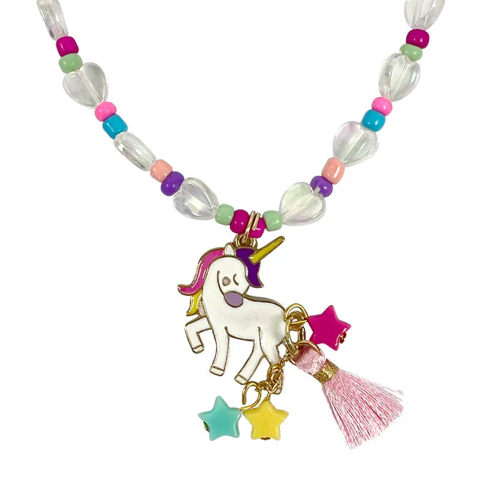 Pink Poppy |  Necklace & Bracelet Set - Unicorn