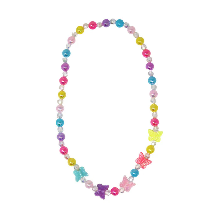 Pink Poppy | Butterfly Necklace & Bracelet Set