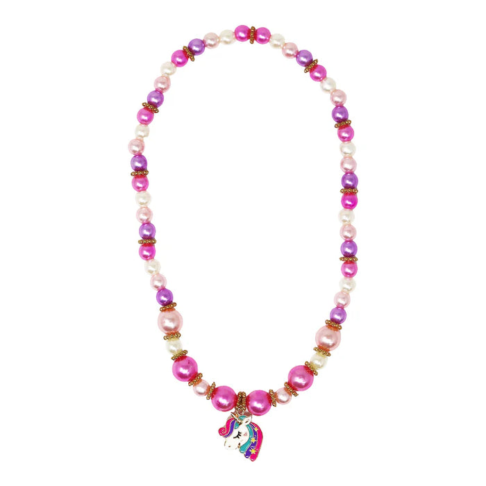 Pink Poppy | Unicorn Necklace & Bracelet Set