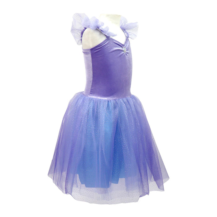 Pink Poppy | Princess Violet Velvet Dress with Tulle Skirt