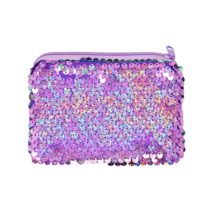 Pink Poppy | Sequin Coin Purse