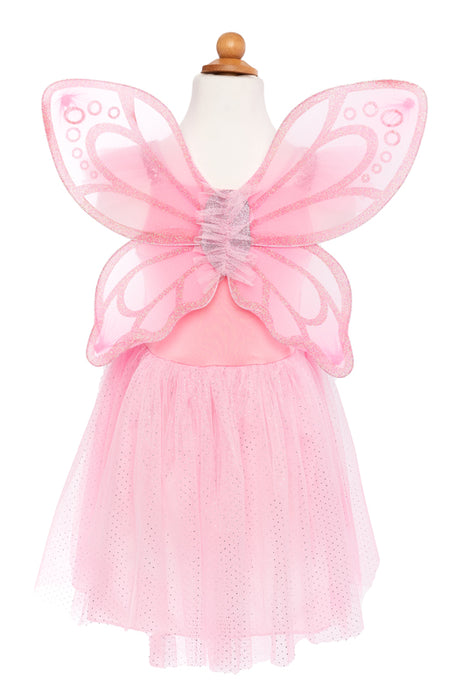 Pink Sequins Butterfly Dress & Wings Size 5-6