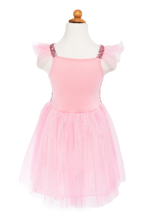 Pink Sequins Butterfly Dress & Wings Size 5-6