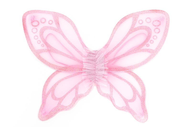 Pink Sequins Butterfly Dress & Wings Size 5-6