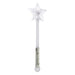 Star-shaped wand with a clear star at the top on a white background