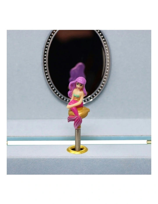 Pink Poppy | Musical Jewellery Box | Shimmering Mermaid - Medium