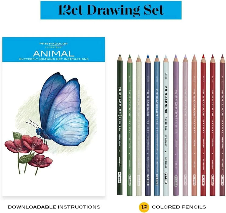 Prismacolor | Pencil Set of 12 – Animal Drawing Set