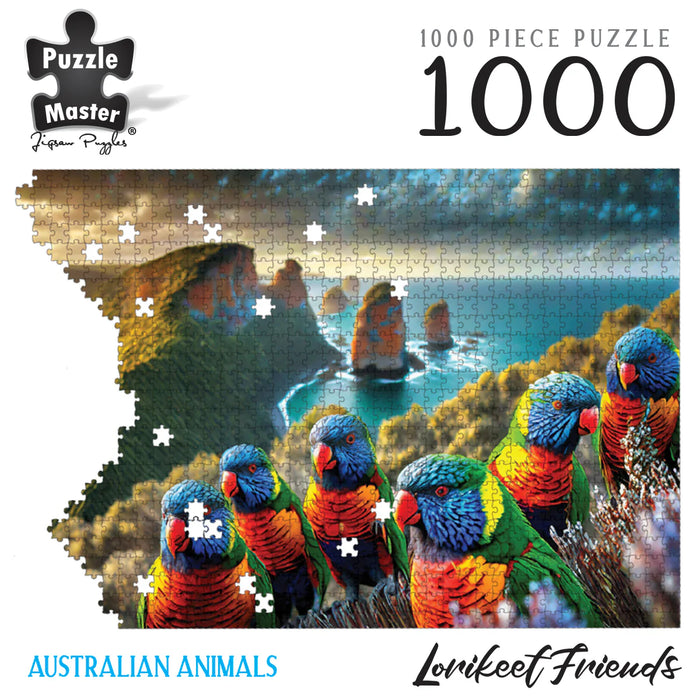 Puzzle Master Puzzle | 1000pc | Lorikeet Friends