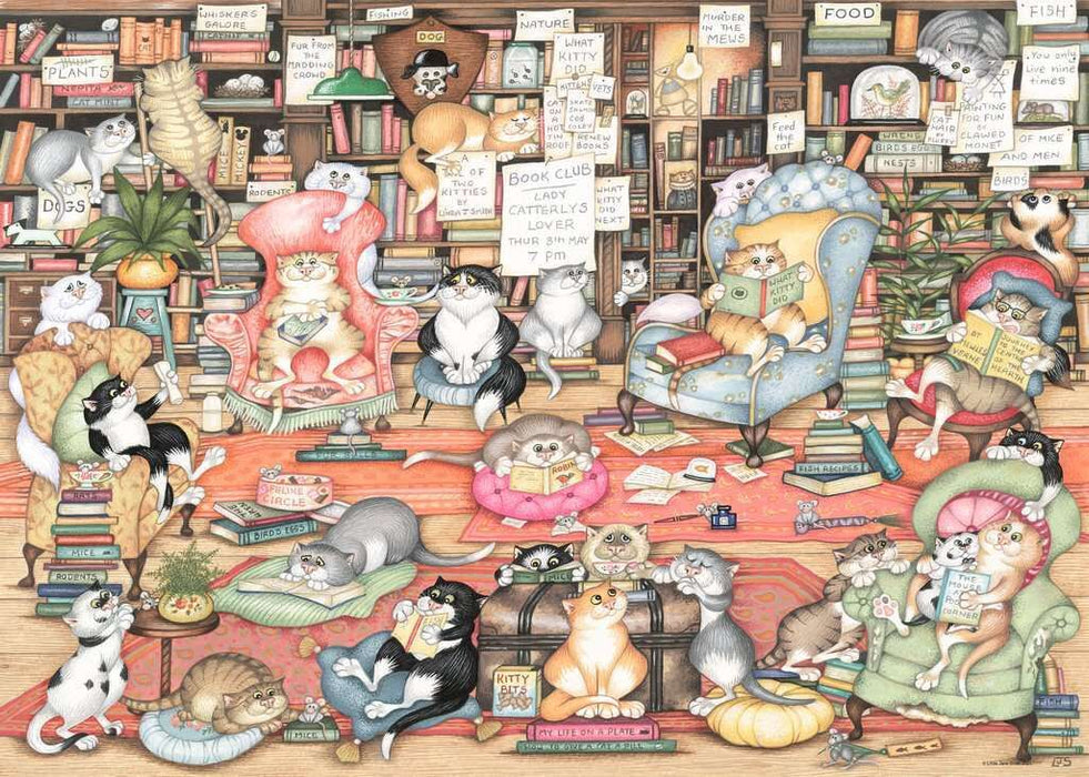 Ravensburger Puzzle | 1000pc | Crazy Cats - Bingley's Bookclub