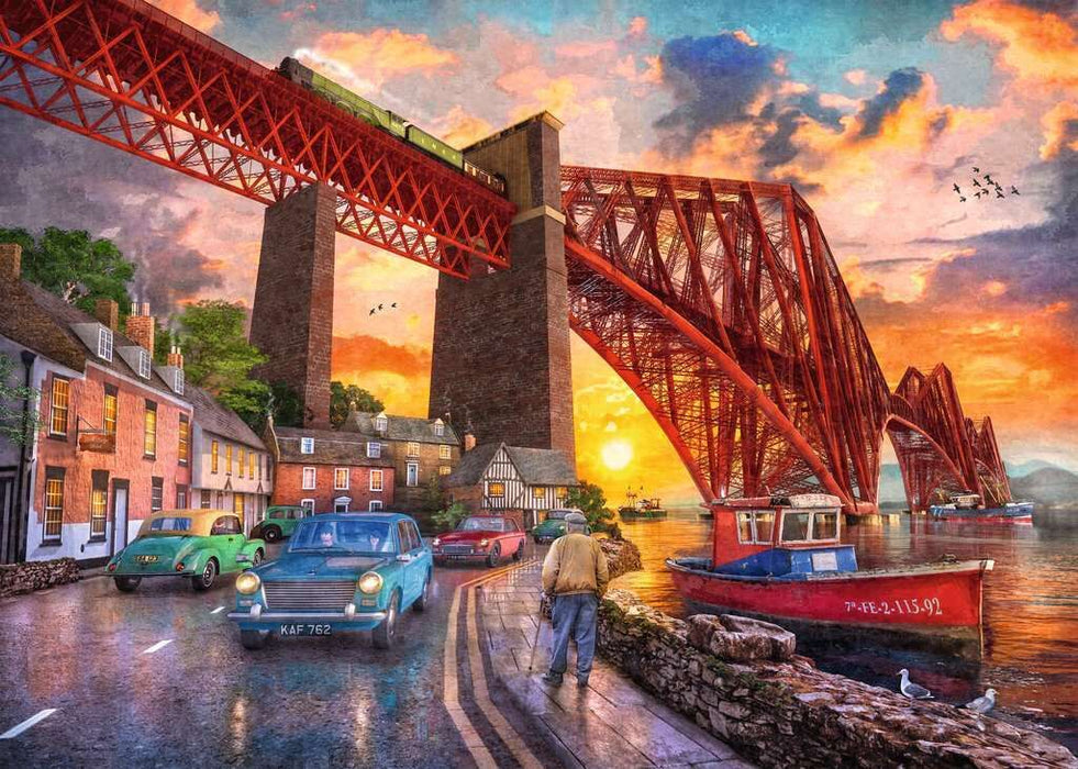 Ravensburger Puzzle | 1000pc | Forth Bridge at Sunset