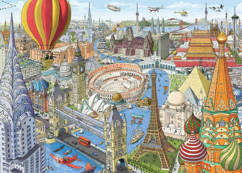 Ravensburger Puzzle | 1000pc | Around the World in 80 Days