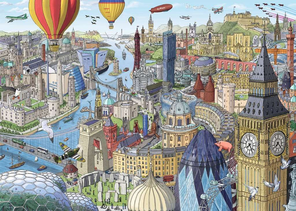 Ravensburger Puzzle | 1000pc | Around the UK & Ireland