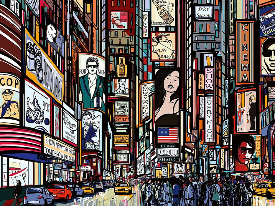 Ravensburger Puzzle | 1000pc | Colorful New York