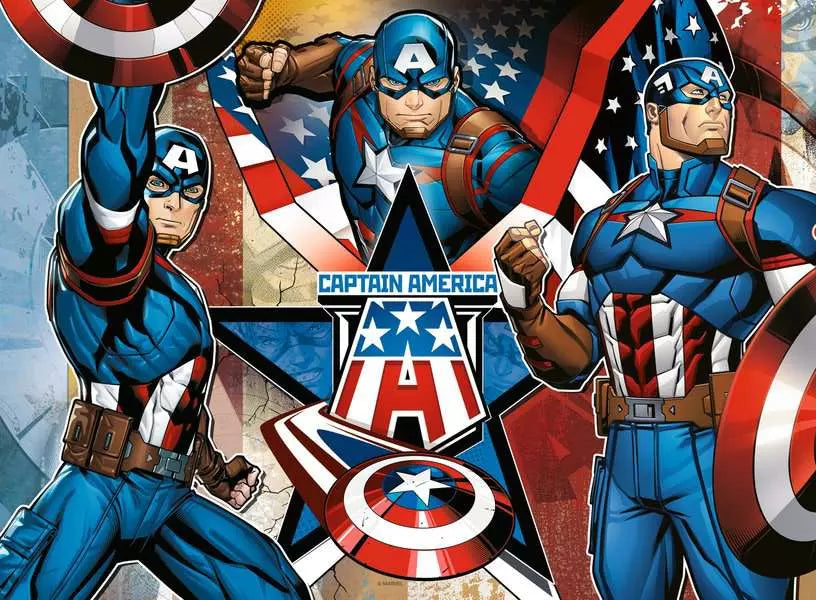 Ravensburger Puzzle | 100pc | Marvel Captain America