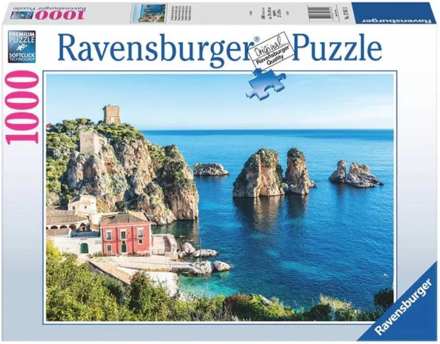 Ravensburger Puzzle | 1000pc | Sea Stacks at Scopello, Sicily