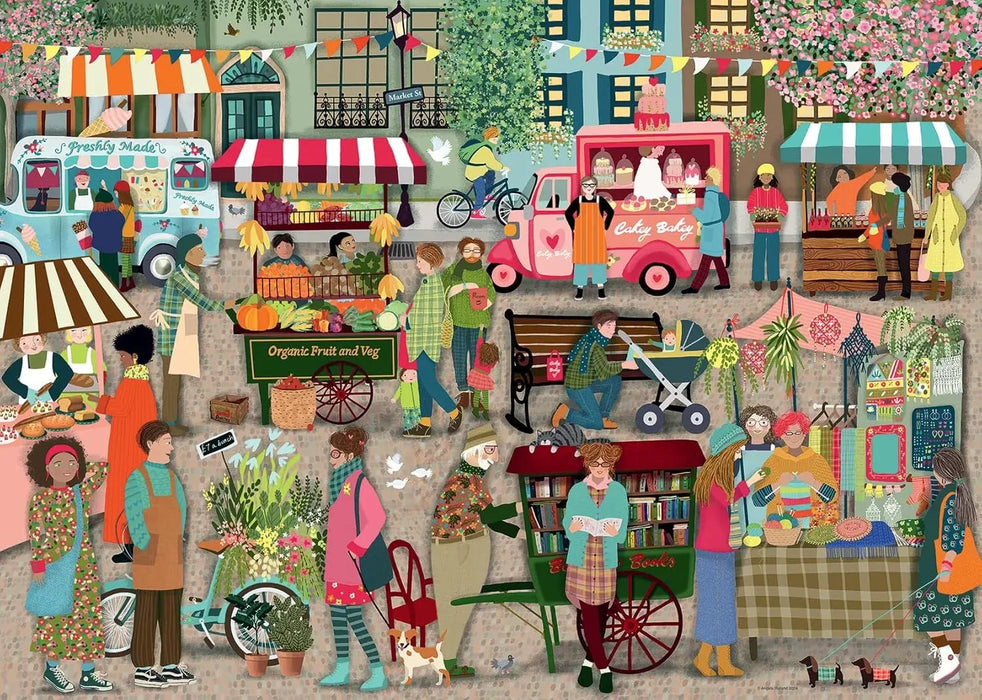 Ravensburger Puzzle | 1000pc | Street Market