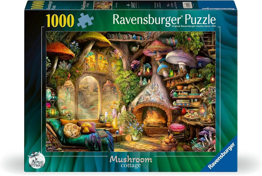 Ravensburger Puzzle | 1000pc | Mushroom Cottage