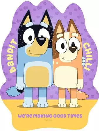 Ravensburger | Bluey Let's Do this ! | Shaped Puzzles