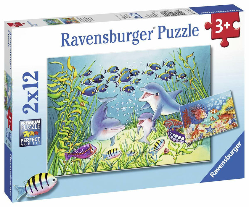 Ravensburger Puzzle 2x12pc On the Seabed