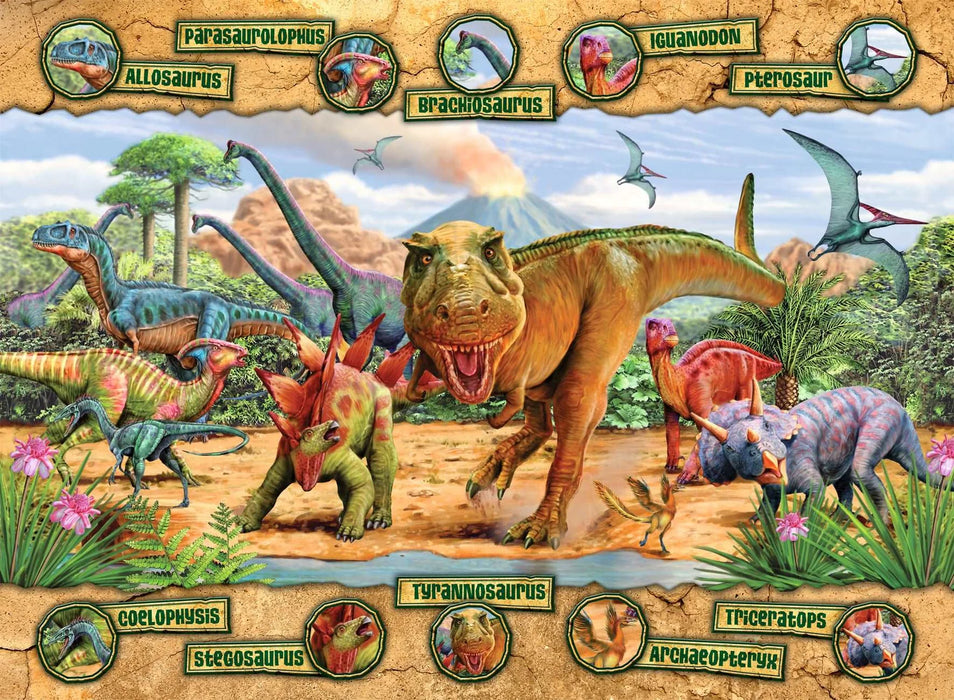 Ravensburger Puzzle | 100pc | Dinosaurs