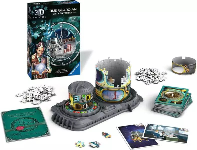 Ravensburger | 3D Puzzle | Time Guardian Mayhem on the Moon