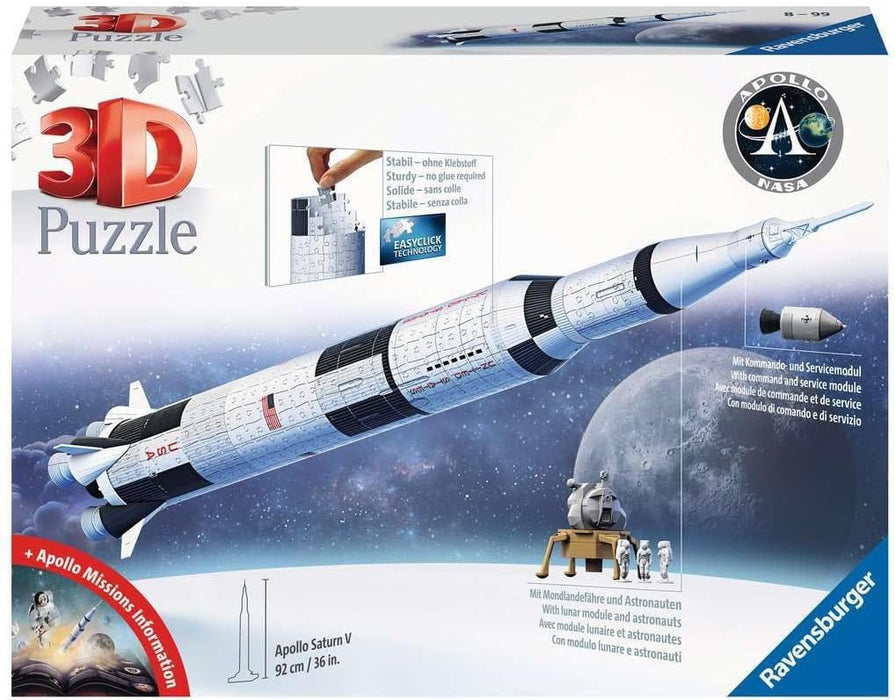 Ravensburger | 3D Puzzle | Apollo Saturn V Rocket