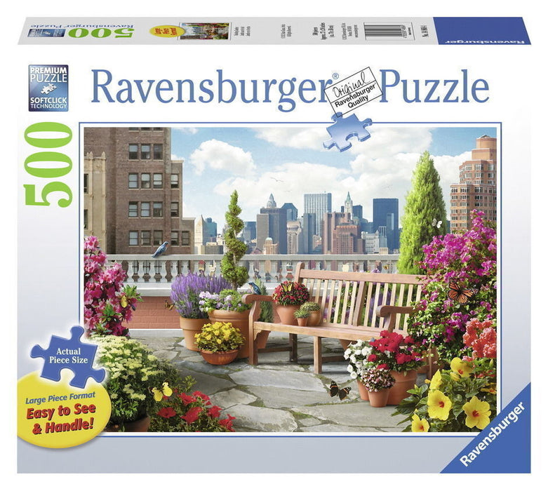 Ravensburger Puzzle 500pc | Large Format | Rooftop Garden