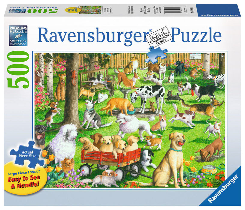 Ravensburger Puzzle | 500pc | Large Format | At the Dog Park