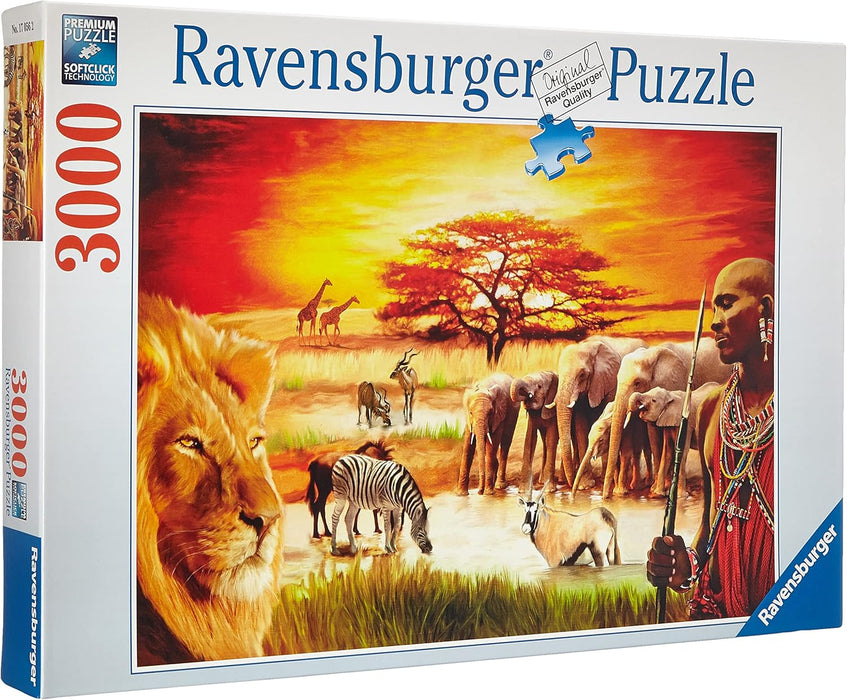 Ravensburger Puzzle | 3000pc | Savannah Masai