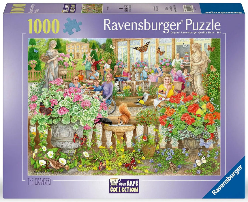 Ravensburger Puzzle | 1000pc | Cozy Cafe 2 - The Orangery