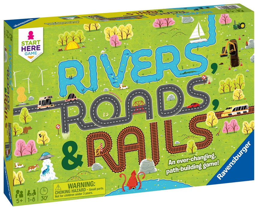 Ravensburger Game | Rivers, Roads & Rails 2