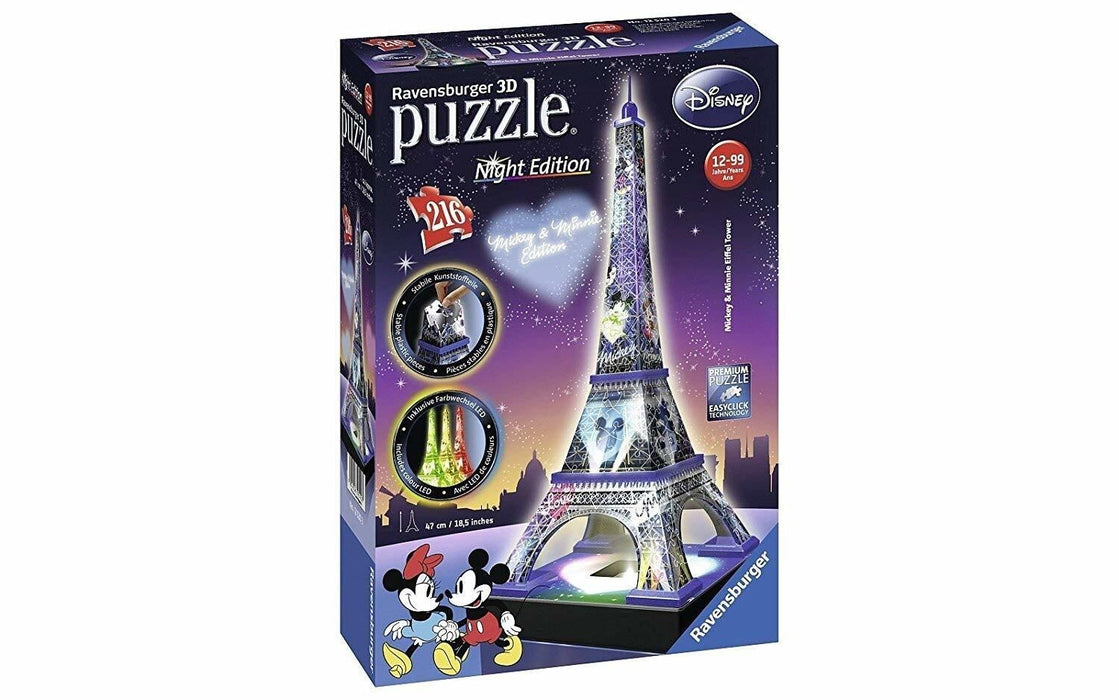 Ravensburger | 3D Puzzle | Disney Mickey & Minnie Eiffel Tower