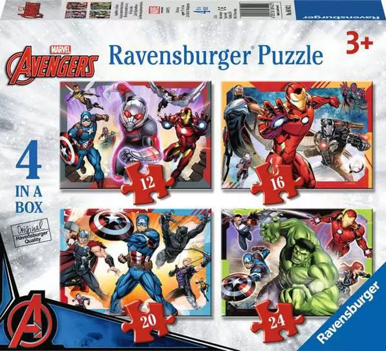 Ravensburger | 4 in a Box | Marvel Avengers