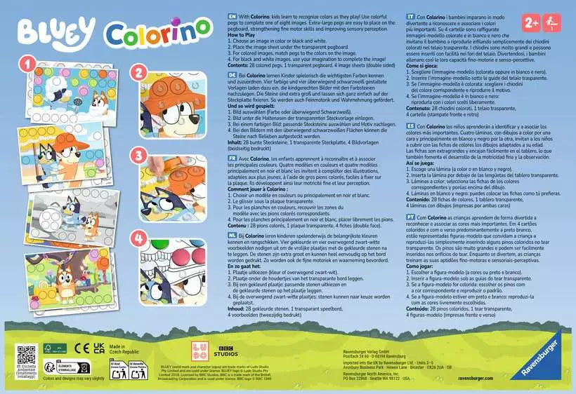 Ravensburger Game | Bluey Colorino Kids