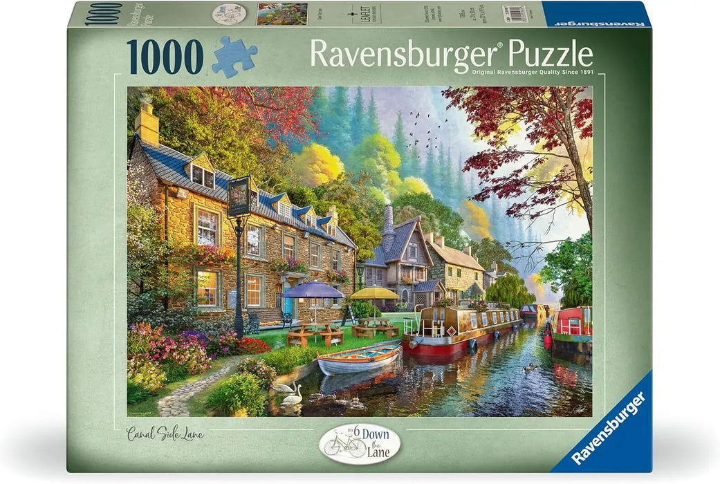 Ravensburger Puzzle | 1000pc | Canal Side Lane