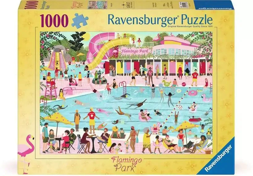 Ravensburger Puzzle | 1000pc | Flamingo Park