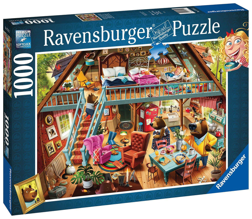 Ravensburger Puzzle | 1000pc | Goldilocks gets Caught