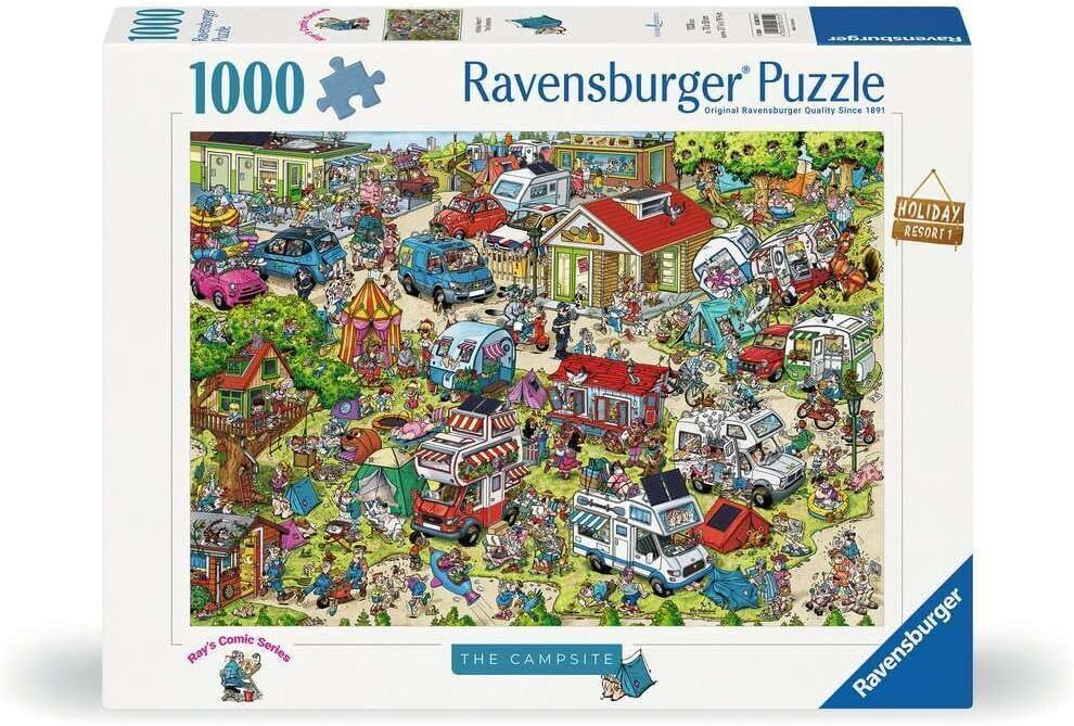 Ravensburger Puzzle | 1000pc | Holiday Resort 1 - The Campsite