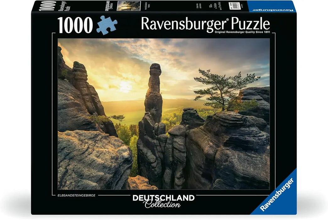 Ravensburger Puzzle | 1000pc | Monolith, Elbe Sandstone Mountains