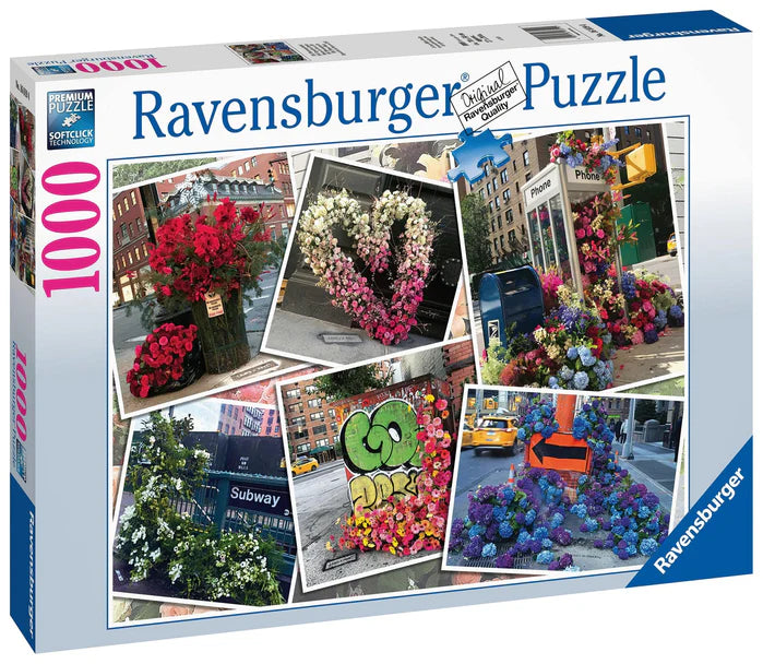 Ravensburger Puzzle | 1000pc | NYC Flower Flash