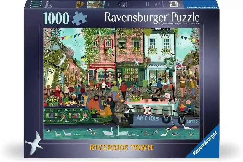 Ravensburger Puzzle | 1000pc | Riverside Town