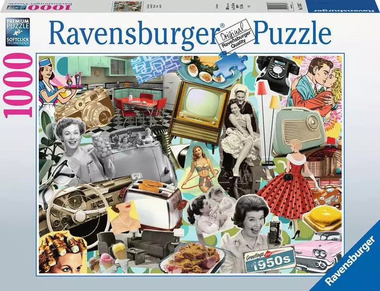 Ravensburger Puzzle | 1000pc | The 50's Puzzle