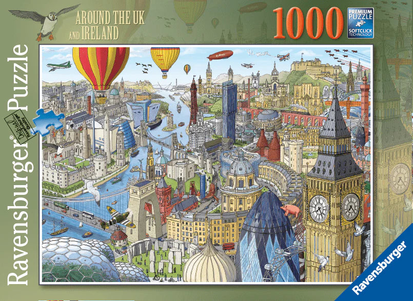 Ravensburger Puzzle | 1000pc | Around the UK & Ireland