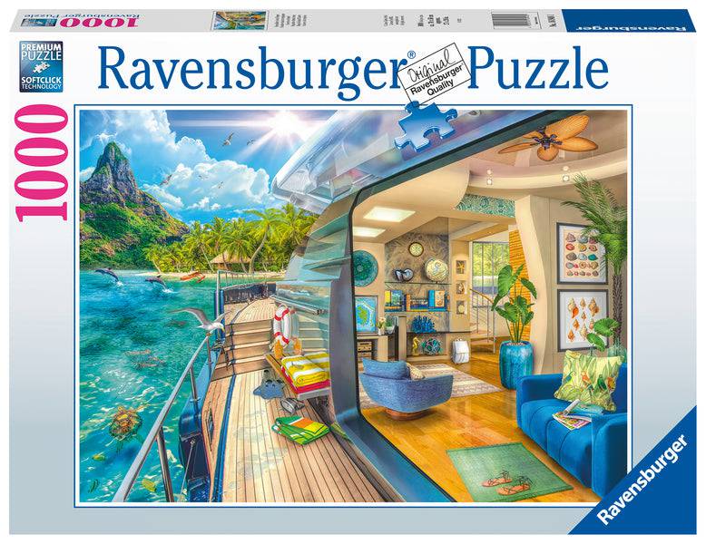 Ravensburger Puzzle | 1000pc | Tropical Island Charter