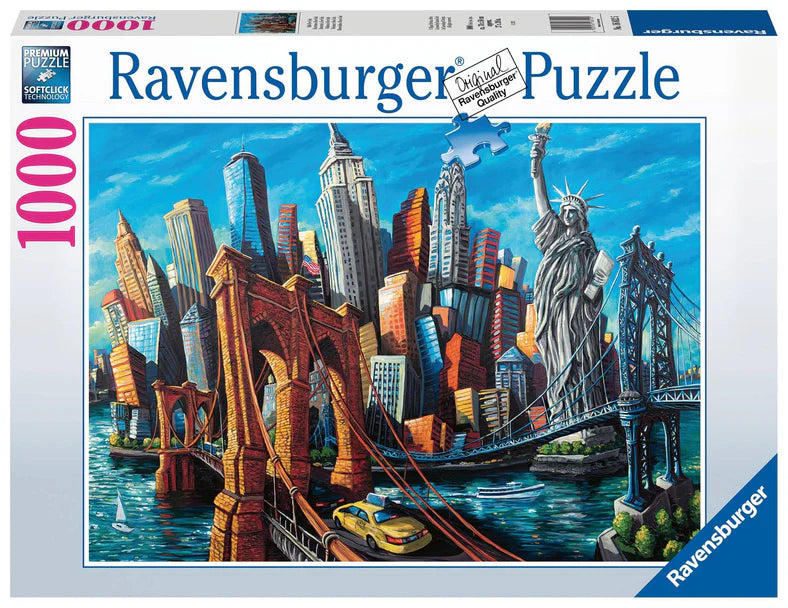 Ravensburger Puzzle | 1000pc | Welcome to New York