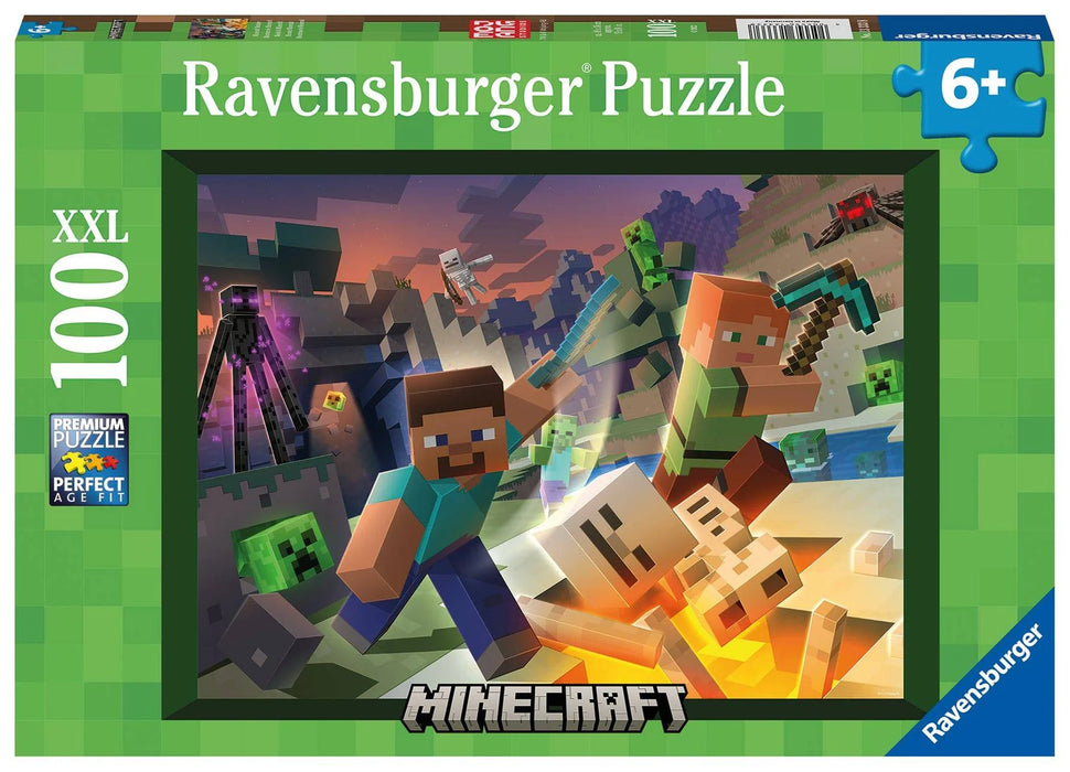 Ravensburger Puzzle | 100pc | Monster Minecraft