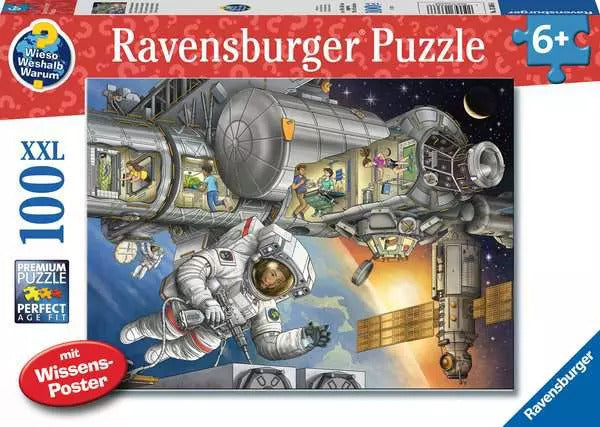 Ravensburger Puzzle | 100pc | On the Space Station