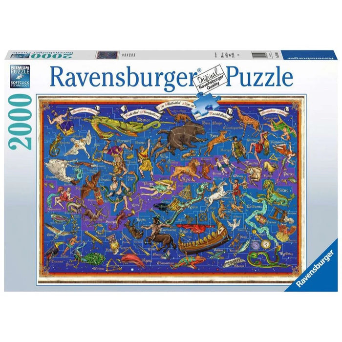 Ravensburger Puzzle | 2000pc | Constellations Map